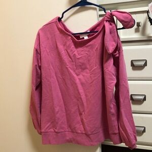 Charter club, pink Women's Top with Bow Detail